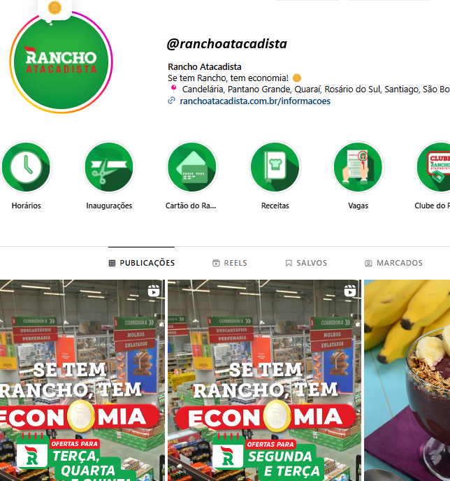Instagram Rancho Atacadista