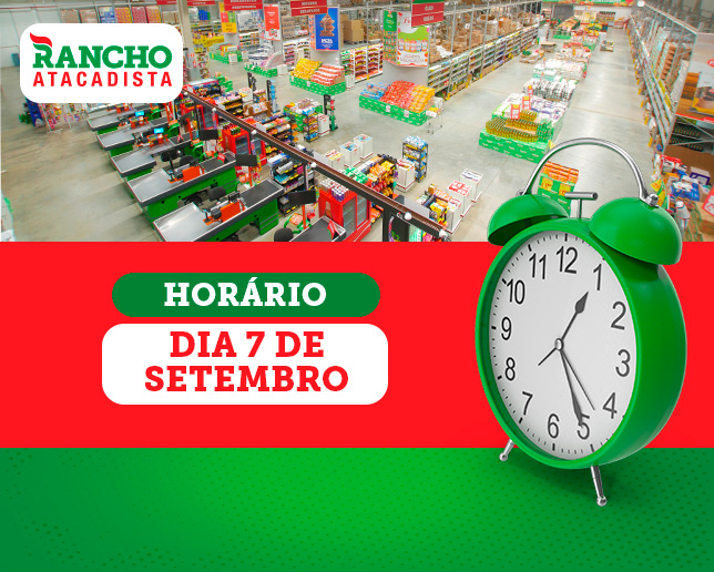 Horários Feriado 07 de Setembro
