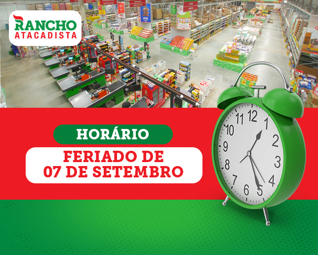 Horários Feriado 07 de Setembro