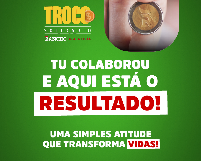 RESULTADO TROCO SOLIDÁRIO MAIO DE 2025